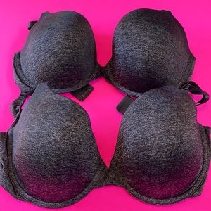 2 Black Victoria’s Secret Bras 36D